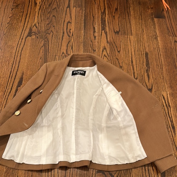 Balmain Brown Blazer Size 42 - Picture 13 of 16
